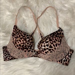 Victoria’s Secret Body Push Up Bra Cross Back